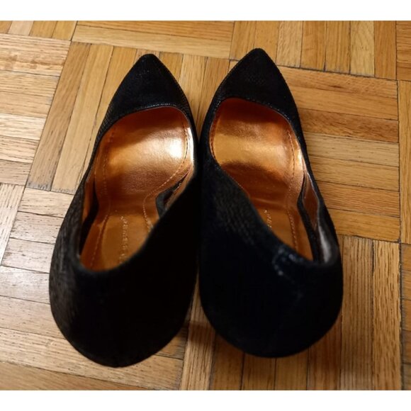 BCBGeneration Parade Platform Pump black leather stilettos, size 8 / 38 - Picture 8 of 15